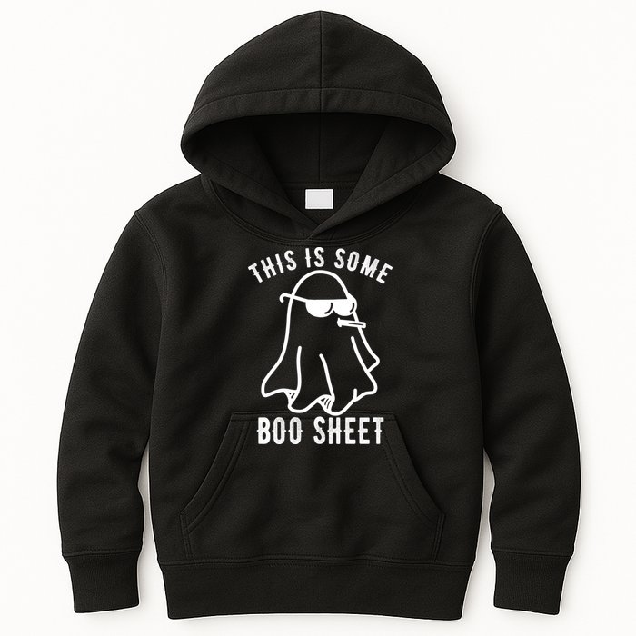 This Is Some Boo Sheet Funny Ghost Kids Hoodie