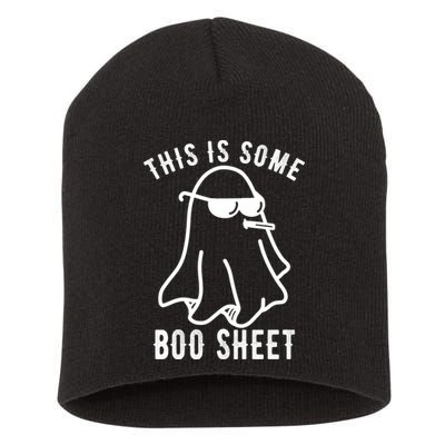 This Is Some Boo Sheet Funny Ghost Short Acrylic Beanie