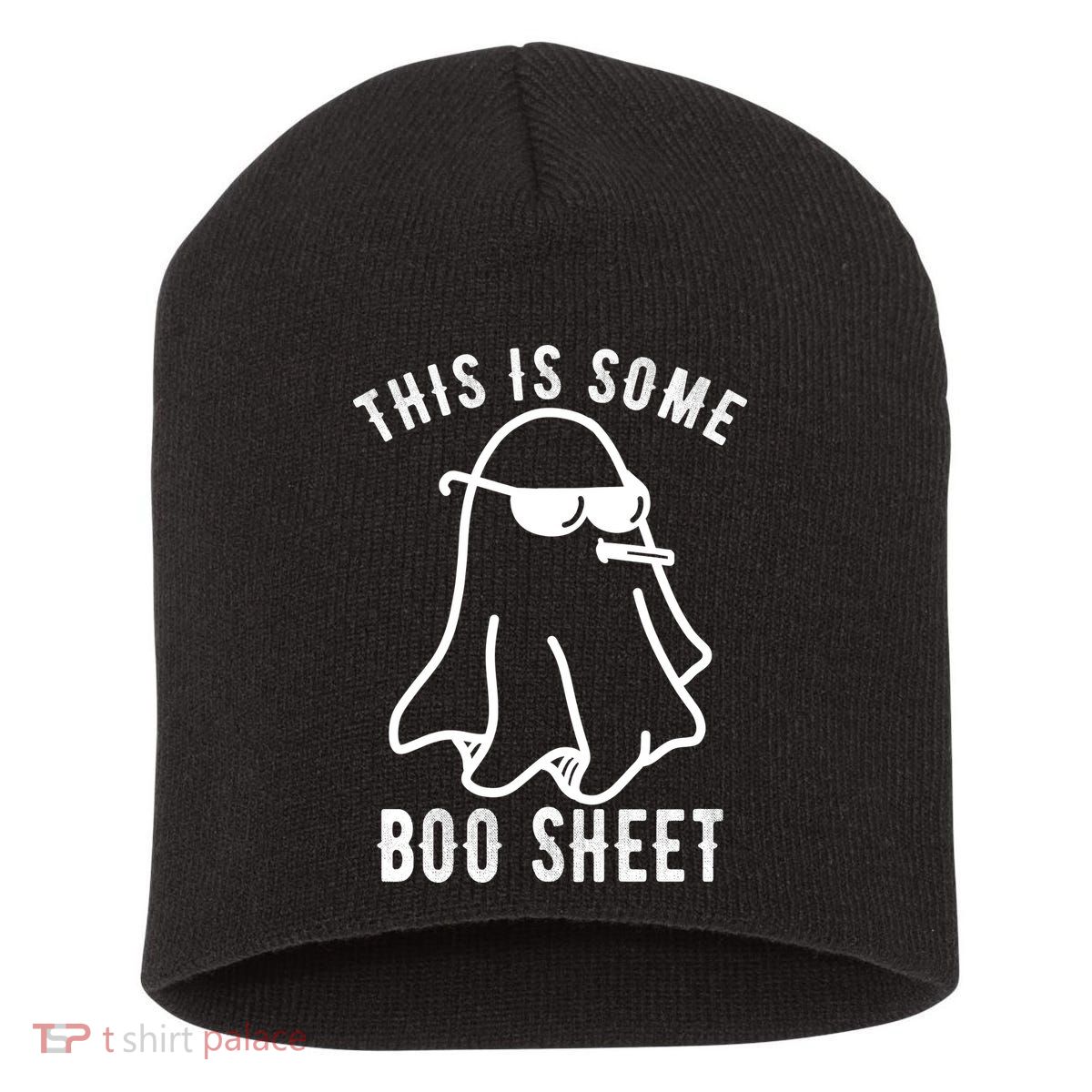 This Is Some Boo Sheet Funny Ghost Short Acrylic Beanie