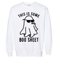 This Is Some Boo Sheet Funny Ghost Garment-Dyed Sweatshirt