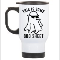 This Is Some Boo Sheet Funny Ghost Stainless Steel Travel Mug