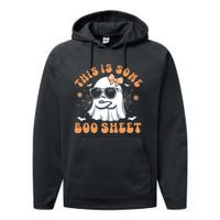 This Is Some Boo Sheet Cute Ghost Halloween Performance Fleece Hoodie