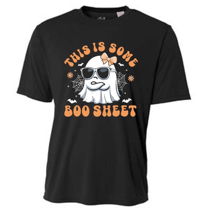 This Is Some Boo Sheet Cute Ghost Halloween Cooling Performance Crew T-Shirt