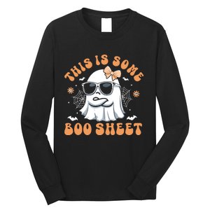 This Is Some Boo Sheet Cute Ghost Halloween Long Sleeve Shirt