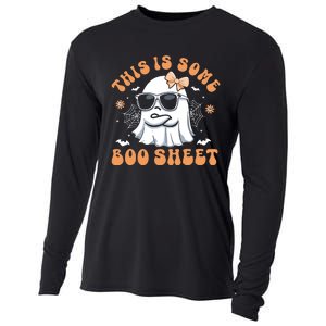 This Is Some Boo Sheet Cute Ghost Halloween Cooling Performance Long Sleeve Crew