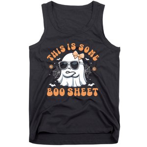 This Is Some Boo Sheet Cute Ghost Halloween Tank Top