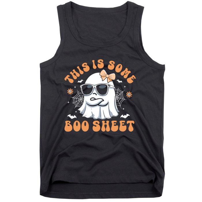 This Is Some Boo Sheet Cute Ghost Halloween Tank Top