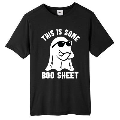 This Is Some Boo Sheet Ghost Retro Halloween Costume Tall Fusion ChromaSoft Performance T-Shirt