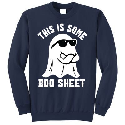 This Is Some Boo Sheet Ghost Retro Halloween Costume Sweatshirt