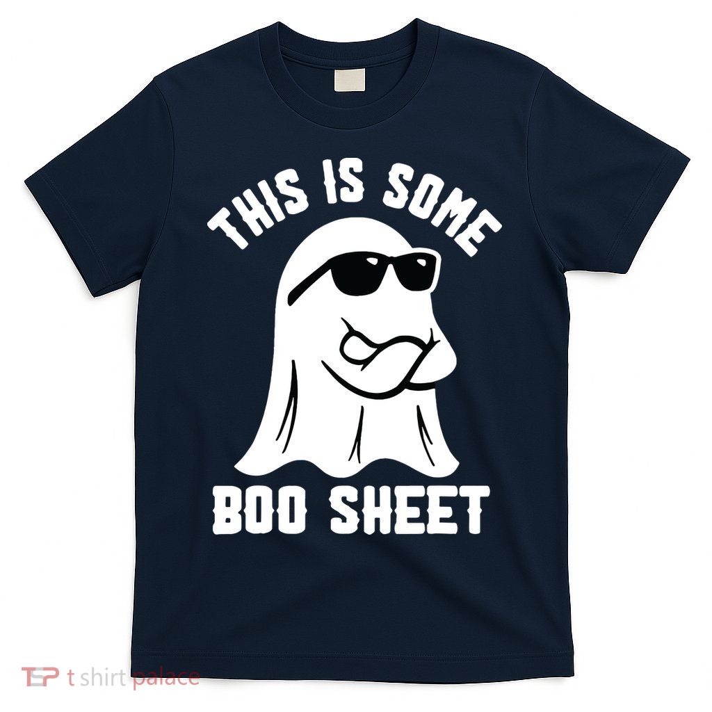 This Is Some Boo Sheet Ghost Retro Halloween Costume T-Shirt