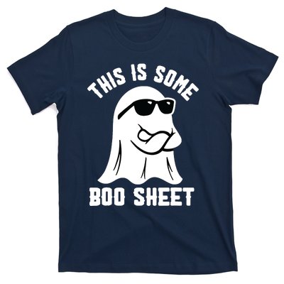 This Is Some Boo Sheet Ghost Retro Halloween Costume T-Shirt