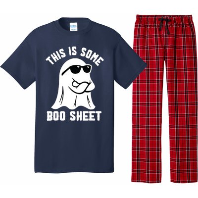 This Is Some Boo Sheet Ghost Retro Halloween Costume Pajama Set