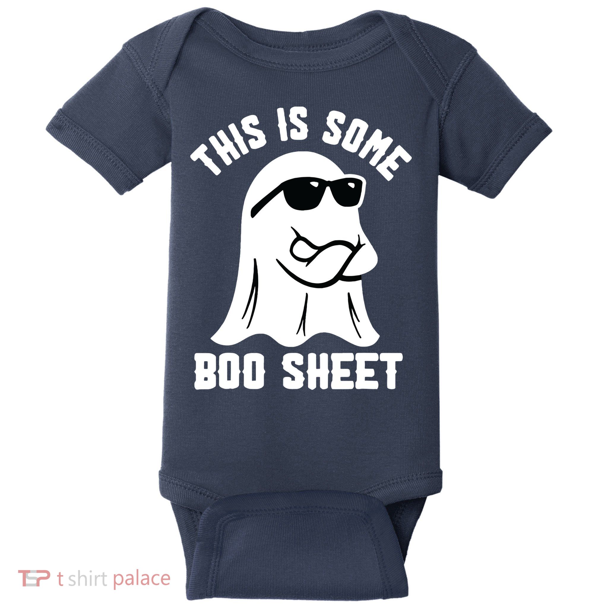 This Is Some Boo Sheet Ghost Retro Halloween Costume Baby Bodysuit