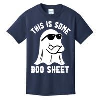 This Is Some Boo Sheet Ghost Retro Halloween Costume Kids T-Shirt