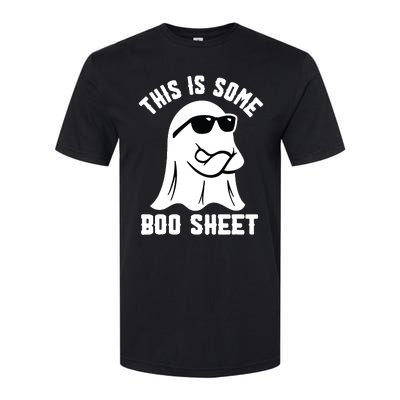 This Is Some Boo Sheet Ghost Retro Halloween Costume Softstyle CVC T-Shirt