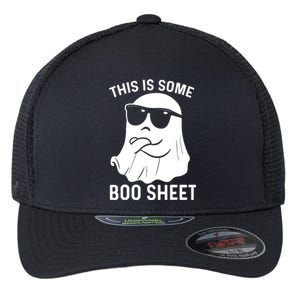 This Is Some Boo Sheet Ghost Halloween Costume Flexfit Unipanel Trucker Cap