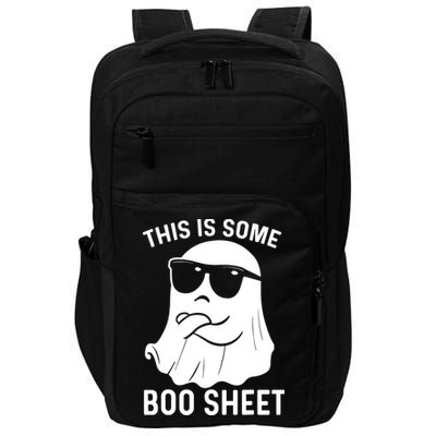 This Is Some Boo Sheet Ghost Halloween Costume Impact Tech Backpack