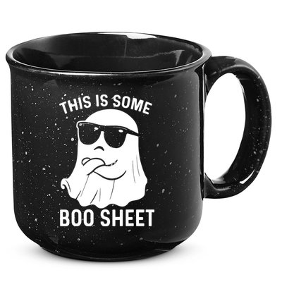 This Is Some Boo Sheet Ghost Halloween Costume 15oz Campfire Ceramic Mug