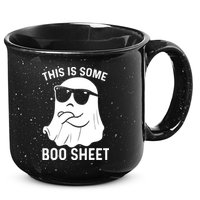 This Is Some Boo Sheet Ghost Halloween Costume 15oz Campfire Ceramic Mug