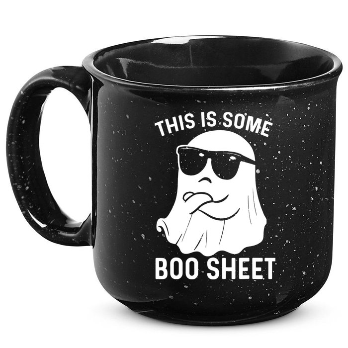This Is Some Boo Sheet Ghost Halloween Costume 15oz Campfire Ceramic Mug