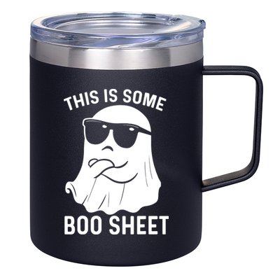 This Is Some Boo Sheet Ghost Halloween Costume 12oz Stainless Steel Coffee Mug