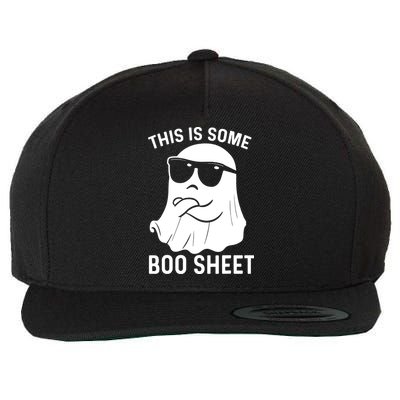 This Is Some Boo Sheet Ghost Halloween Costume Wool Snapback Cap