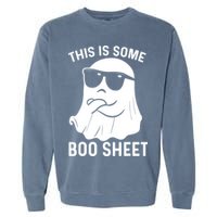 This Is Some Boo Sheet Ghost Halloween Costume Garment-Dyed Sweatshirt