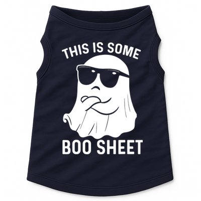 This Is Some Boo Sheet Ghost Halloween Costume Doggie Tank