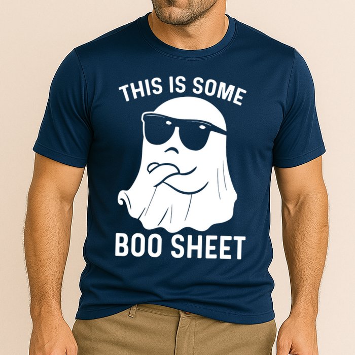 This Is Some Boo Sheet Ghost Halloween Costume Cooling Performance Crew T-Shirt