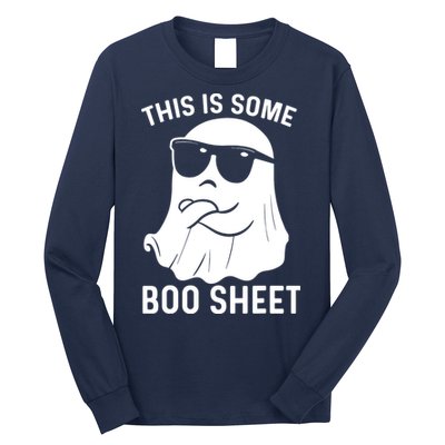 This Is Some Boo Sheet Ghost Halloween Costume Long Sleeve Shirt