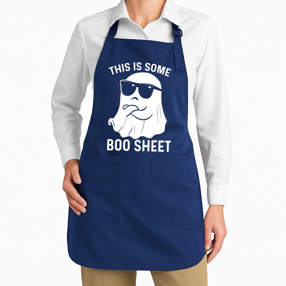 This Is Some Boo Sheet Ghost Halloween Costume Apron
