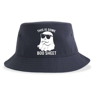 This Is Some Boo Sheet Ghost Halloween Costume Sustainable Bucket Hat