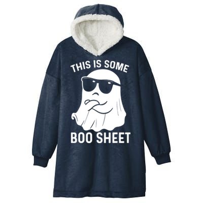 This Is Some Boo Sheet Ghost Halloween Costume Hooded Wearable Blanket