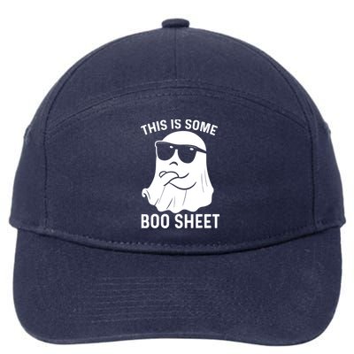 This Is Some Boo Sheet Ghost Halloween Costume 7-Panel Snapback Hat