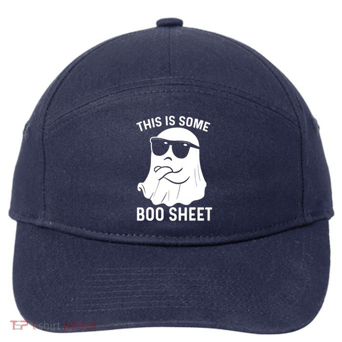 This Is Some Boo Sheet Ghost Halloween Costume 7-Panel Snapback Hat