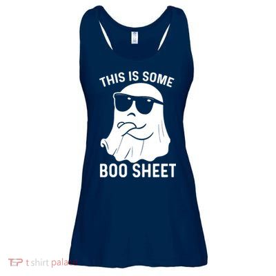 This Is Some Boo Sheet Ghost Halloween Costume Ladies Essential Flowy Tank