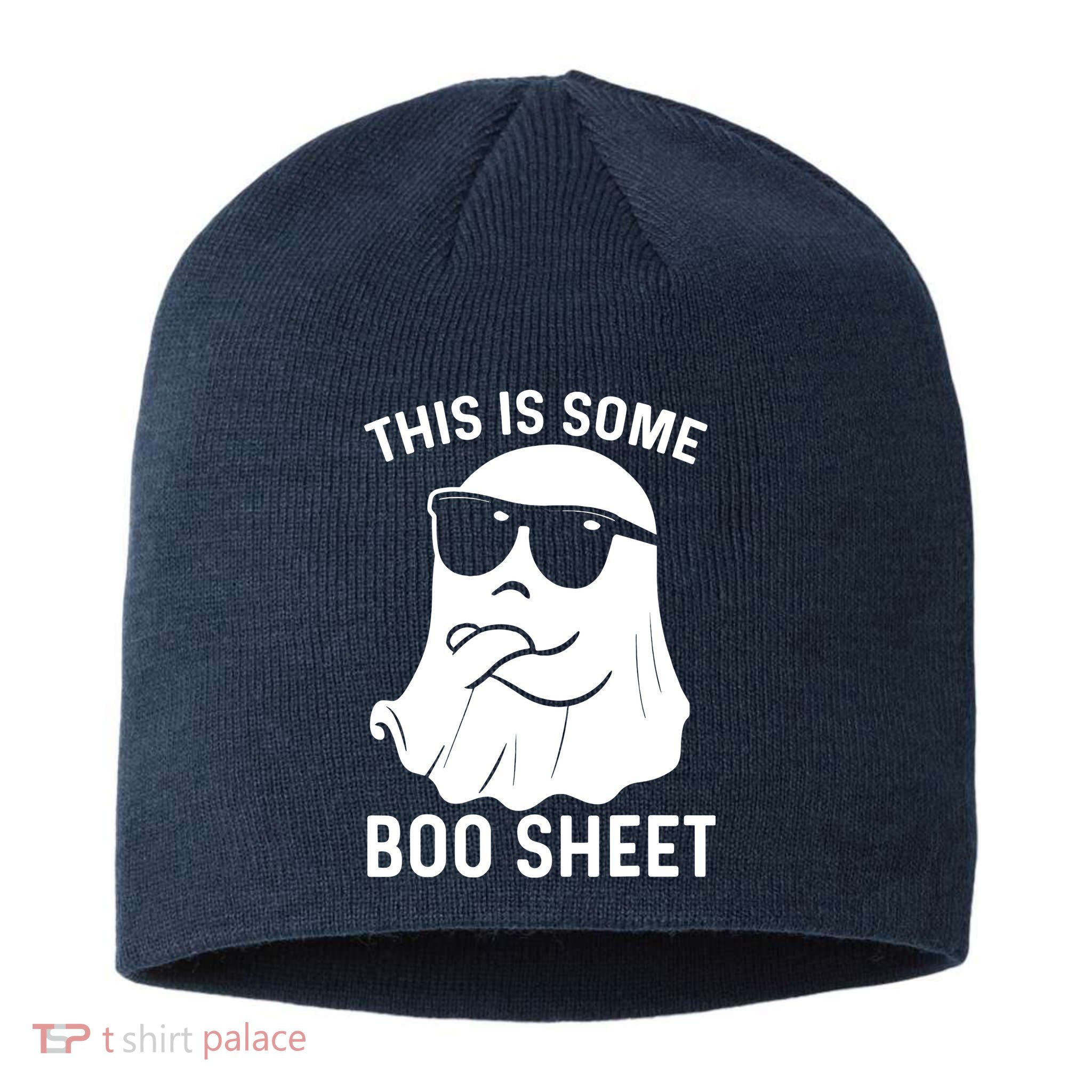 This Is Some Boo Sheet Ghost Halloween Costume Sustainable Beanie