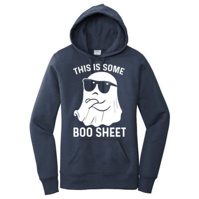 This Is Some Boo Sheet Ghost Halloween Costume Women's Pullover Hoodie