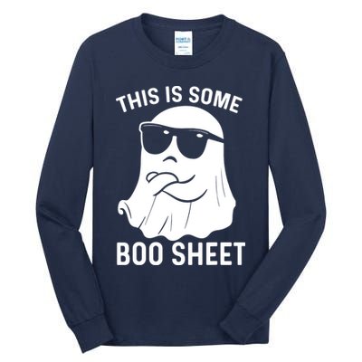 This Is Some Boo Sheet Ghost Halloween Costume Tall Long Sleeve T-Shirt