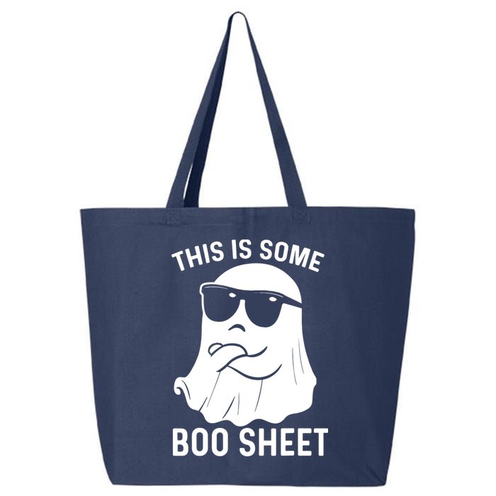 This Is Some Boo Sheet Ghost Halloween Costume 25L Jumbo Tote
