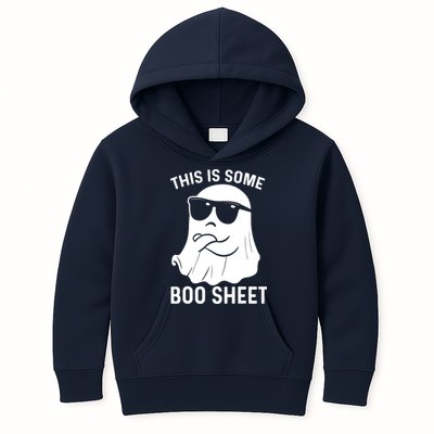 This Is Some Boo Sheet Ghost Halloween Costume Kids Hoodie