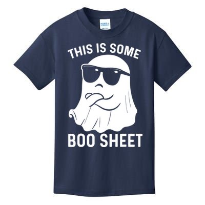This Is Some Boo Sheet Ghost Halloween Costume Kids T-Shirt