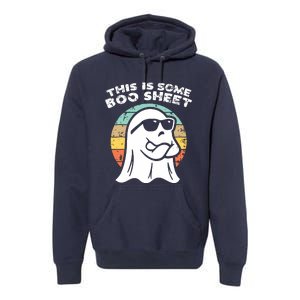 This Is Some Boo Sheet Ghost Sunglasses Halloween Premium Hoodie