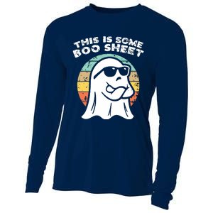 This Is Some Boo Sheet Ghost Sunglasses Halloween Cooling Performance Long Sleeve Crew