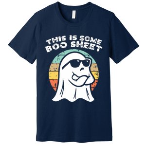 This Is Some Boo Sheet Ghost Sunglasses Halloween Premium T-Shirt