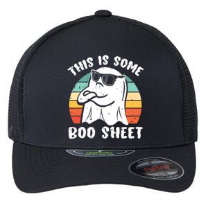 This Is Some Boo Sheet Halloween Ghost Funny Gift Flexfit Unipanel Trucker Cap