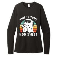 This Is Some Boo Sheet Halloween Ghost Funny Gift Womens CVC Long Sleeve Shirt