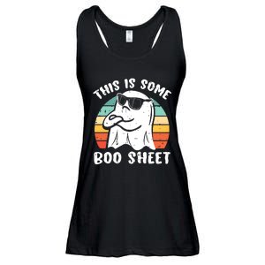 This Is Some Boo Sheet Halloween Ghost Funny Gift Ladies Essential Flowy Tank