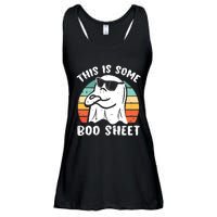 This Is Some Boo Sheet Halloween Ghost Funny Gift Ladies Essential Flowy Tank