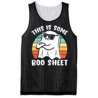 This Is Some Boo Sheet Halloween Ghost Funny Gift Mesh Reversible Basketball Jersey Tank